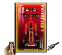 Generisch Display Wall for Lego Technic Ferrari SF-24 F1 Model Car Construction Kit 42207, Collectibles for Adults, Wall Mount, Home or Office Decoration, Gradient Color (No Car)
