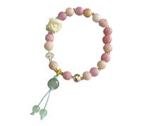 Generisch Diverse donne Bracciale Frasi Rosa Anelli Donna Bracciale Elastico Bracciale Bracciale Uomo Coppia Frasi Gioielli, Taglia unica, Plastica