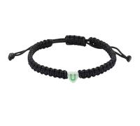 Generisch Diversi elastico Perla Bracciale Anelli Bracciale Bracciale Tessuto con Lettere, Charm a Cuore Delicato, Bracciale Tessuto per Uomo, Donne e Ragazze Da Polso Uomo Gioielli, Taglia unica