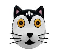 Generisch Divertente ladro gattino maschera in lattice horror copricapo per Halloween Carnevale accessori di scena