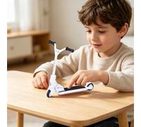 Generisch DIY-Bastelidee Finger-Scooter mit Y-Kopf, Mini-Skateboards, Gleit-Übungen für Kinder und Erwachsene, Ideal für Geburtstage und Feiertage (White, 8. 5x8. 5cm)