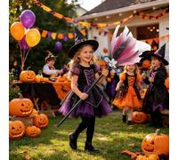 Generisch DIY-Bastelidee Halloween-Hexe mit Besen (One Size)