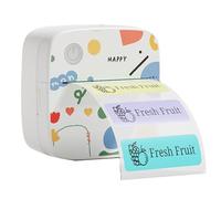 Generisch DIY Crafts Sticker Printer Labeler - Mini Sticker Printers | ABS Portable Labeler - Inless Thermal APP Controlled Handheld Printer for Labels Diaries Photos Home Office use