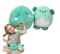 Generisch Dog for Kids, Cartoon Egg Plush Toy & Cute Animal Stuffed Friend, Soft Huggable Features, Birthday Gift for Children, Flexible Cuddly Toy for Relaxing, Accompanying Playtime at Home