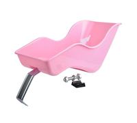 Generisch Doll Bike Seat - Pink Cycle Carrier Attachments, Decorative Dolls Seat with Clip On Straps, Safe Todler Bicycle Toy Holders, Universal Rear Mount Playing Gear - for Most Cycling Girls Boys