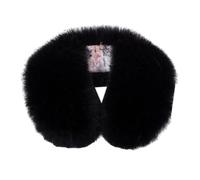 Generisch Donna Imitation Collar Scarf Comfort and Warm in Autumn and Winter Foulard Bambino Ragazza, Nero , Taglia unica