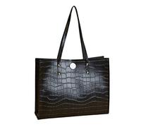 Generisch Donne in ecopelle tinta unita modello per cellulare borsa a tracolla borse a mano uncinetto istruzioni (nero, taglia unica)