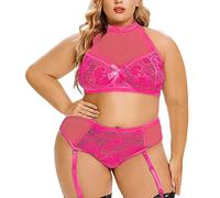 Generisch Donne Pizzo Delizioso Biancheria Da Notte Lamento-Biancheria Intimo Pizzo, a, XXL