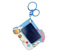 Generisch Doodle Drawing Board Keychain - Mini pad da 3,03 pollici | Kids Drawing Board | Abs Key Pendant - Portable Button Battery Drawinga Boards for Kids Convenient for Bags Backpacks and Keychain