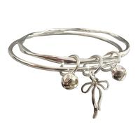 Generisch Doppio fiocco chiuso campana Three Life III bracciale liscio cinturino per la spedizione, Taglia unica, Rame, Nessuna pietra preziosa