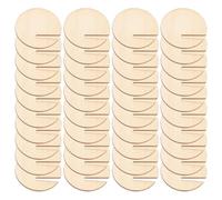 Generisch Drink Tags - 40 pennarelli per bicchieri da vino in legno