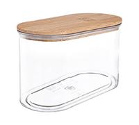Generisch Dry Food Storage Jar - Barrel trasparente con Airtight Lid | Organizer per cereali, soybean, rice, pasta, snack, Baking, Household Pantry, Kitchen Countertop, Meal Prep and Long-Te
