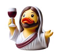 Generisch Duck Figurine | Figure pasquali decorazioni natalizie Gesù figure da scrivania - Scultura per bambini adulti battesimo scuola domenicale soggiorno ufficio decorazione
