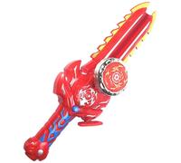 Generisch Duell Spielzeug - LED Light & Sound | Gyroscopio Battle Top Set con sciabola di avviamento, trottola interattiva per bambini 6 anni in su, adolescenti, adulti, robusto design ABS per la