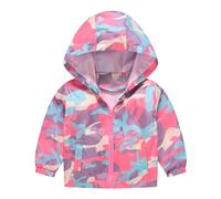 Generisch e ragazza primavera e inverno casual stampa giacca con cappuccio leggero e il ragazzo fuori dal mare, Mimetico, 12-18 Monate