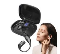 Generisch Ear Earbuds, Sport Headphones Over Ear, 1,18 pollici, Secure Fit Cancelling Design, Long Battery Life, Wireless Earphones for Motorcycle, Gym, Travel, Allenamento, Running