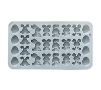 Generisch Easter Silicone Molds - antiaderente Food Grade Baking Pan with Bunny Shapes for Chocolate, Cookie, Muffin, Jelly and Dessert Cake Decorations, Home Kitchen, Spring Party es, Holiday Baking