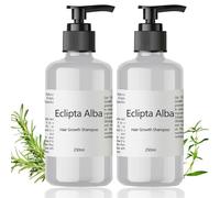 Generisch Eclipta Alba Shampoo per la crescita dei capelli, 250 ml, Nourishing and Smoothing per donne e uomini (2 pezzi)