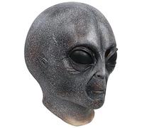 Generisch Eldens Valkyrie Platinum Son Latex Hood Elden Alien Helmet Cosplay Mask Horror Headwear for Halloween Carnival Costume Party Props