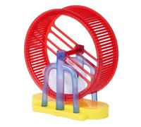 Generisch Electronic Pet - Interactive Electronic Animal Toy, Hamster | Simulation Plush Rabbit Model with Exercise Wheel, Kids Birthday Velft, Indoor Play for Girls and Boys