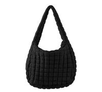 Generisch Elegante borsa a tracolla da donna come spaziosa borsa per la spesa dal design moderno per l'uso quotidiano, Nero , taglia unica