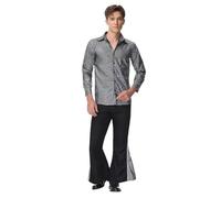 Generisch Elegante costume da coppia per feste da discoteca, spettacoli in stile cosplay (nero, L)
