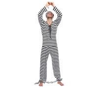 Generisch Elegante costume da cosplay unisex in stile cortile con top a maniche lunghe pantaloni per diverse occasioni (nero, XL)