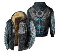 Generisch Elegante giacca invernale foderata in pile come cappotto softshell antivento per attività all'aperto, isolante termico, taglio sportivo, ideale per l'uso quotidiano da uomo, Nero , 4XL