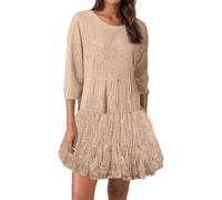 Generisch Elegante gonna lunga con decorazione con paillette, da donna, abbigliamento formale per feste, per occasioni festive, comodo abito da sera in stile quattro stagioni, si consiglia di lavare a