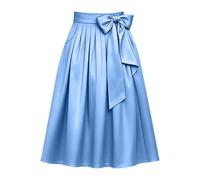 Generisch Elegante set da sera con grembiule con fiocco, per cosplay, feste a tema, abbigliamento da cortile, giochi di ruolo storici