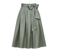 Generisch Elegante set da sera con grembiule con fiocco, per cosplay, feste a tema, abbigliamento da cortile, giochi di ruolo storici