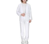 Generisch Elegante set di due pezzi per ragazze una giacca aperta sul davanti chic con maniche lunghe, materiali di alta qualità come abbigliamento quotidiano alla moda a scuola tempo libero, ideale