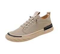 Generisch Eleganti scarpe casual da uomo, comode, da jogging, casual, unisex, per tutti i giorni e per la passeggiata in città, leggere, traspiranti, con suola antiscivolo, cachi, 42 EU