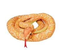 Generisch Enorme Cartoon Snake Peluche Animale - Serpente gigante di peluche | Feste accarezzando giocattoli morbidi per la casa giocattolo finto serpente per divano, letto, divano