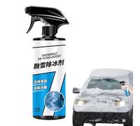 Generisch Enterspray per parabrezza - 500 ml e solvente per la neve | - Detergente spray - per parabrezza laterale specchio camper veicoli fari camion auto inverno