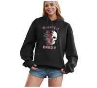 Generisch Es ist Alles nur Sweatshirt Halloween Hoodie - Felpa lunga da donna, Nero , XL