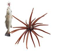 Generisch Esca artificiale da riccio marino, morbida e galleggiante | Esca in silicone per pescatori maschi in acqua salata, laghi, fiumi, rive, laghetti, ponti, trote di mare e