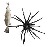 Generisch Esca artificiale da riccio marino, morbida e galleggiante | Esca in silicone per pescatori maschi in acqua salata, laghi, fiumi, rive, laghetti, ponti, trote di mare e