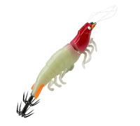 Generisch Esca artificiale per pesca in acqua salata, a forma di gamberetti, per la pesca notturna, adatta per esterni, laghetto, fiume, riva, acqua bassa, acqua , uomini