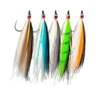 Generisch Esca da - 5 pezzi con ganci | Esca artificiale crappia per pescatori d'acqua che pescano salmone, trota, pesce persico e pesce persico in mare o in lago