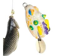 Generisch Esca da pesca, esca artificiale morbida e flessibile, esca per acqua salata con gancio senza erba, per acqua dolce, acqua salata, fiume, lago, pescatore da uomo
