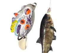 Generisch Esca subacquea per pesci predatori | Esca morbida fedele alla natura - Acqua resistente alle erbacce - per pescatori in acqua e salata su pesce gatto e