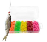 Generisch Esche artificiali da pesca di mais - PVC 1 cm | 200 esche artificiali per carpa di mais, 5 colori, galleggianti, realistiche, ad alta attrazione per fiumi, laghi, bacini artificiali, stagni