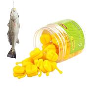 Generisch Esche per trota, 25 pezzi, design mais, esche galleggianti, esche artificiali morbide per fiume, lago, trote, pesce gatto d'acqua