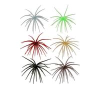 Generisch Esche ricci di mare | Set di 6 pezzi per tentacoli swimbait | Tentacoli persico | per pesci predatori d'acqua dolce: persico di fiume, persico di mandarino, pesce serpente, trota, crappie