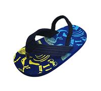 Generisch Estate Ragazze Spiaggia Flops Eva Cinghia con Infradito Regolabile Ragazzo Scarpe Sandali Scarpe Bambino Elastico per Bambino Ragazza Sandali, Blu marino, 26 EU