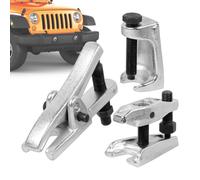 Generisch Estrattore per giunti sferici, 3 pezzi | Set di estrattori per tirante e braccio trasversale, per veicoli, camion, camper, SUV, berlina, garage, officina