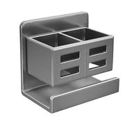 Generisch Étagères Adhésives De Salle De Bain 11 x 9,8 x 6,8 cm, 50 g, Étagère De Douche Sans Perçage, organizzatore murale, carta igienica, supporto Salle De Bain Pour Maison Et Appartamento