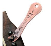 Generisch Extractor De Clavijas Para Guitarra 7 x 2 Cm 14,5 g, Herramienta De Metal Multifunción, Quita Clavijas De Puente, Accesorio Universal, Reparación Y Mantenimiento De Cuerdas, rosso bronzo