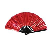 Generisch Fan | festa da 25,2 pollici - | PVC danza scoppiata decorativa pieghevole portatile - accessorio di scena per donne performance matrimonio chiese eventi e feste tradizionali